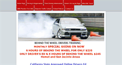 Desktop Screenshot of homelanddrivingschool.com
